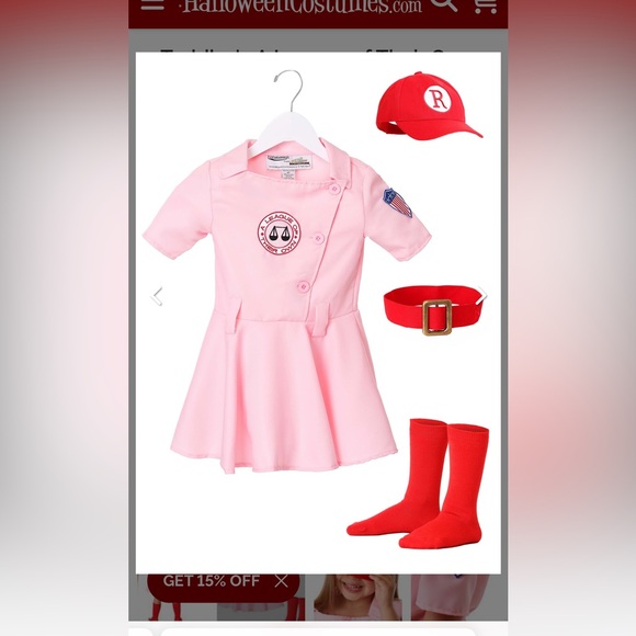 A League of their own Halloween costumes | mom, dad, little girl 🍑 — SOLD - Picture 5 of 7